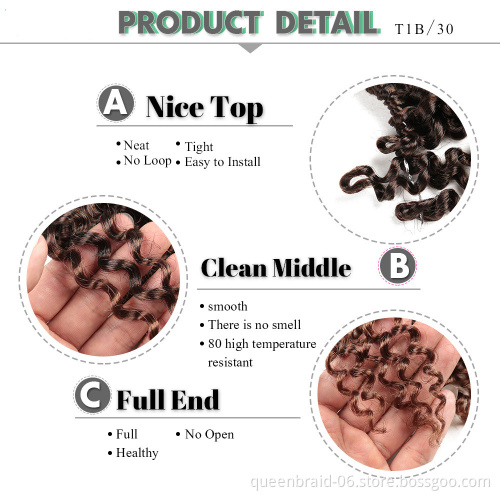 Braids Synthetic Crochet Hair Ombre Water Wave Bundles Braiding Hair Extensions passion twist hair